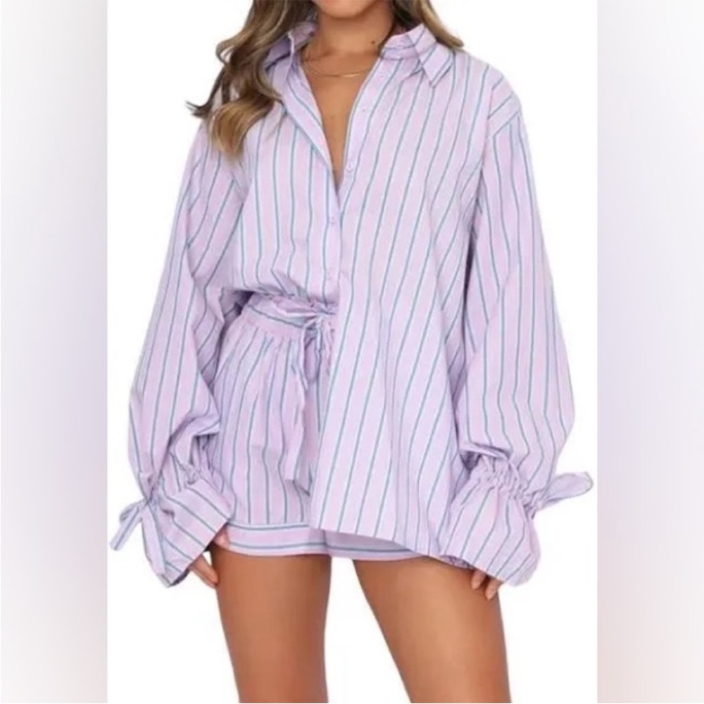 White Fox Top and Shorts Set